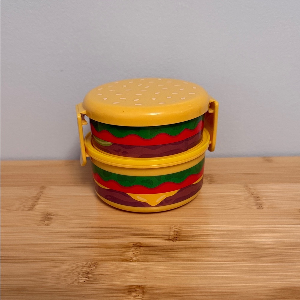 Skater Made in Japan Hamburger Design Kids Bento Lunch Box NEW